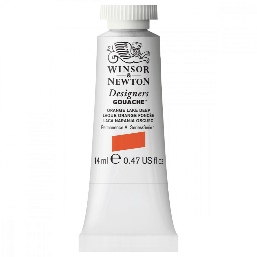 Tinta Guache Winsor & Newton Designers 14ml S1 452 Orange Lake Deep